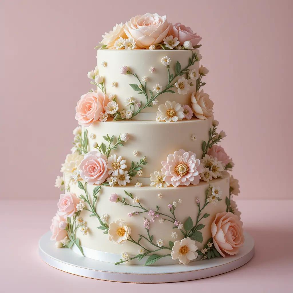 Floral theme Cakes